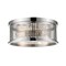 Z-Lite Camellia 3 Light Flush Mount, Polished Nickel & Polished Nickel 334F3PN - alternate 2